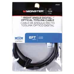 Monster Cable Just Hook It Up 6 ft. L Digital Optical Toslink Cable Digital Optical