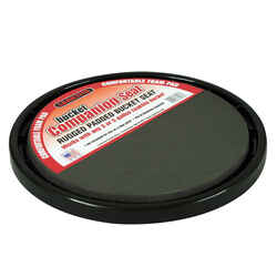 Leaktite 5 gal Padded Bucket Seat Lid Black