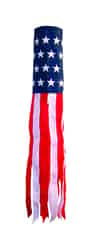 In the Breeze Stars and Stripes Windsock 40 in. H x 6 in. W