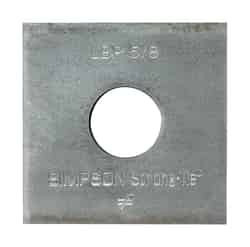Simpson Strong-Tie 2 in. H x 0.1 in. W x 2 in. L Galvanized Steel Bearing Plate
