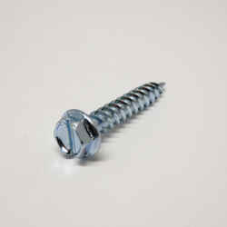 Ace Slotted Drive 8 Sizes x 1 in. L Hex Washer Head Zinc-Plated Zinc Steel 1 lb. Hex/Slotted