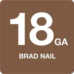 Grip-Rite 1-3/4 in. 18 Ga. Straight Strip Brad Nails Smooth Shank 5000 pk