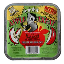C&S Products Apple Treat Assorted Species Wild Bird Food Beef Suet 11.75 oz.