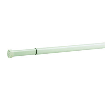 Kenney White Tension Rod 84 in. L Enamel