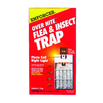 Enforcer Over Nite Glue Overnight Flea Trap Permethrin 8 oz. Cat and Dog