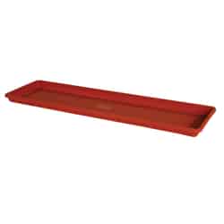 Bloem Terrabox 1.2 in. H x 5.4 in. W Terracotta Clay Resin Traditional Tray