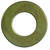 HILLMAN Yellow Dichromate Steel 7/16 in. SAE Flat Washer 50 pk