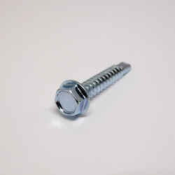 Ace 8 Sizes x 1 in. L Hex Hex Washer Head Steel Self- Drilling Screws Zinc-Plated