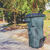 Toter 96 gal Polyethylene Wheeled Garbage Can Lid Included