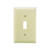 Pass & Seymour Ivory 1 gang Plastic Toggle 1 pk Wall Plate