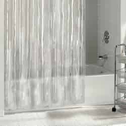 Excell 71 in. W x 70 in. H Clear Solid Shower Curtain Liner