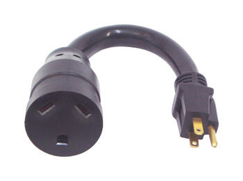 US Hardware RV Electrical Pigtail Adapter 1 pk