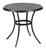 Living Accents Brown Carlisle Aluminum Bistro Table Round