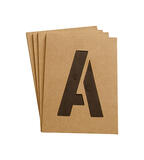 Hy-Ko Number and Letter Stencils Reusable, Water Resistant 2 in.