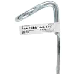 Ace Small Zinc-Plated Steel 4.125 in. L Rope Binding Hook 150 lb. Silver 1 pk
