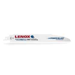 Lenox 3/4 in. W x 9 in. L Reciprocating Saw Blade 10 TPI 2 pk Bi-Metal