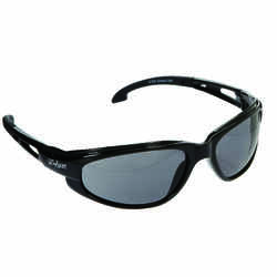 Edge Eyewear Dakura Black Lens Safety Glasses 1 pc. Black Frame