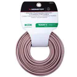 Monster Cable 100 ft. L Telephone Station Wire Ivory
