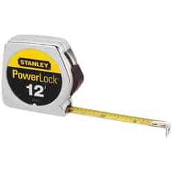 Stanley PowerLock 12 ft. L x 0.5 in. W Tape Measure Yellow 1 pk