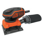 Black+Decker 120 1/4 Sheet Corded Palm Sander 4.25 in. L x 4.5 in. W 1600 opm