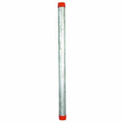 Ace 1-1/2 in. Dia. x 30 in. L Gray Galvanized Pre-Cut Pipe
