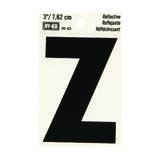 Hy-Ko Vinyl Black Z Letter Self-Adhesive Reflective 3 in.