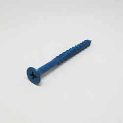 Ace 3/16 in. x 2-1/4 in. L Phillips Flat Head Ceramic Steel Masonry Screws 1 lb. 80 pk