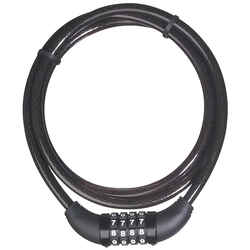 Master Lock 3/8 in. W X 5 ft L Steel 4-Dial Combination Locking Cable 1 pk