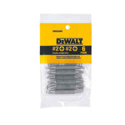 DeWalt Phillips 2 in. L x #2 in. Screwdriver Bit Heat-Treated Steel 1/4 in. 6 pc.