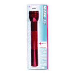 Maglite Mini Mag 45 lumens Red Krypton Flashlight D