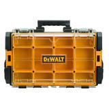 DeWalt ToughSystem 21 in. 4 in. H x 13 in. W Black/Yellow Organizer with Clear Lid Black Plasti