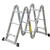 Werner 12 ft. H X 15 in. W Aluminum Articulating Ladder Type 1A 300 lb