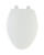 Mayfair Slow Close Elongated White Plastic Toilet Seat