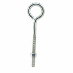 Hampton 3/8 in. x 6 in. L Stainless Steel Eyebolt Nut Included