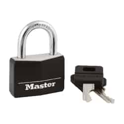 Master Lock 1-5/16 in. H x 1/2 in. W x 1-9/16 in. L Vinyl Covered Padlock 1 each Double Locking