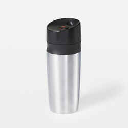 OXO Good Grips Silver Stainless Steel BPA Free 18 oz. Travel Mug