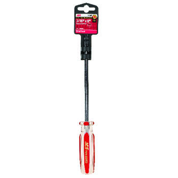 Ace 6 in. Slotted Screwdriver Steel Black 1 3/16