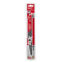 Milwaukee AX 1 in. W x 9 in. L Carbide Demolition Reciprocating Saw Blade 5 TPI 1 pk