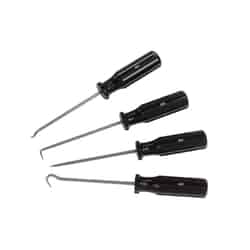 Ace 3.14 in. L x 0.12 in. W Black 4 Chisel Set Stainless Steel