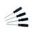 Ace 3.14 in. L x 0.12 in. W Black 4 Chisel Set Stainless Steel