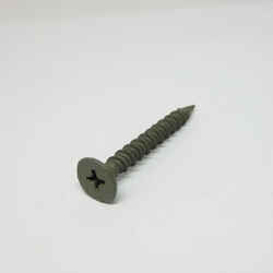 Ace No. 8 x 1-5/8 in. L Phillips Wafer Head Ceramic Steel Cement Board Screws 5 lb. 670 pk