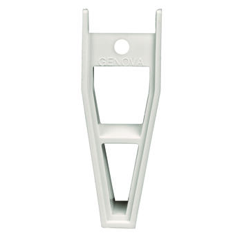 Genova Raingo 1.25 in. H X 5 in. W X 6.25 in. L White Plastic K Bracket Spacers