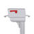 Gibraltar Mailboxes Gibraltar Gentry Plastic Post and Box Combo White 50 in. H x 11-1/2 in. W