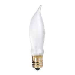 Westinghouse 7.5 watts E12 Incandescent Bulb 37 lumens White 3 pk Decorative
