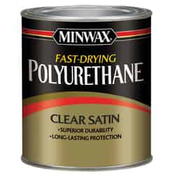Minwax Satin Clear Fast-Drying Polyurethane 1 qt
