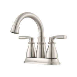 Moen Hilliard Hilliard Brushed Nickel Two-Handle Bathroom Faucet 4 in.
