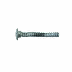 HILLMAN 1/4 Dia. x 2 in. L Hot Dipped Galvanized Steel Carriage Bolt 100 pk