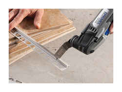 Dremel Multi-Max 1.7 in x 1.25 in. L x 1-1/4 in. Dia. Steel Wood and Metal Flush Cut Blade 1 p