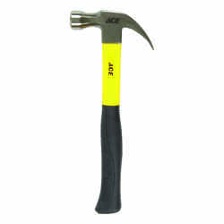 Ace 20 oz. Claw Hammer Carbon Steel Fiberglass Handle 13.31 in. L