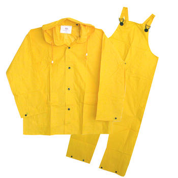 Boss Yellow PVC-Coated Polyester Rain Suit